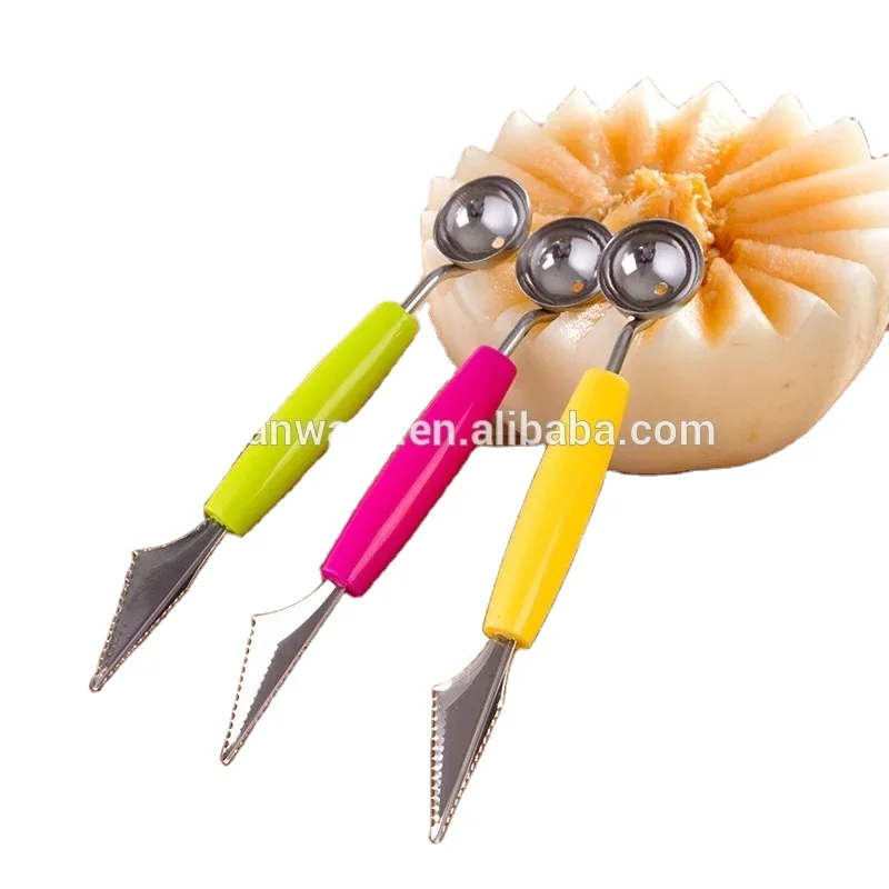 2 in 1 High quality stainless steel decorative tools cutting fruits