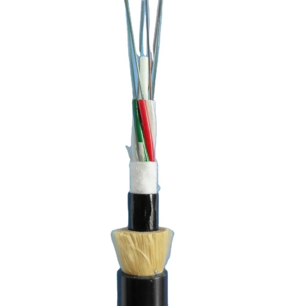 span 100m span 500m span 800m 24 96 144core fibra optic cable fiber optic Outdoor ADSS Cable