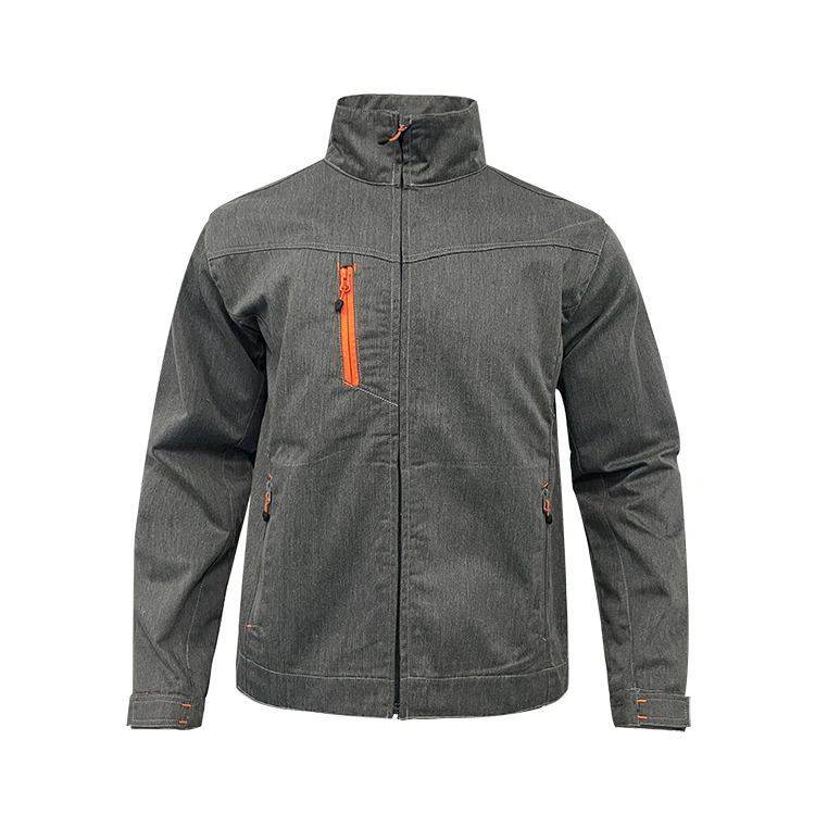 Wholesale protective snickers workwear man gray jacket