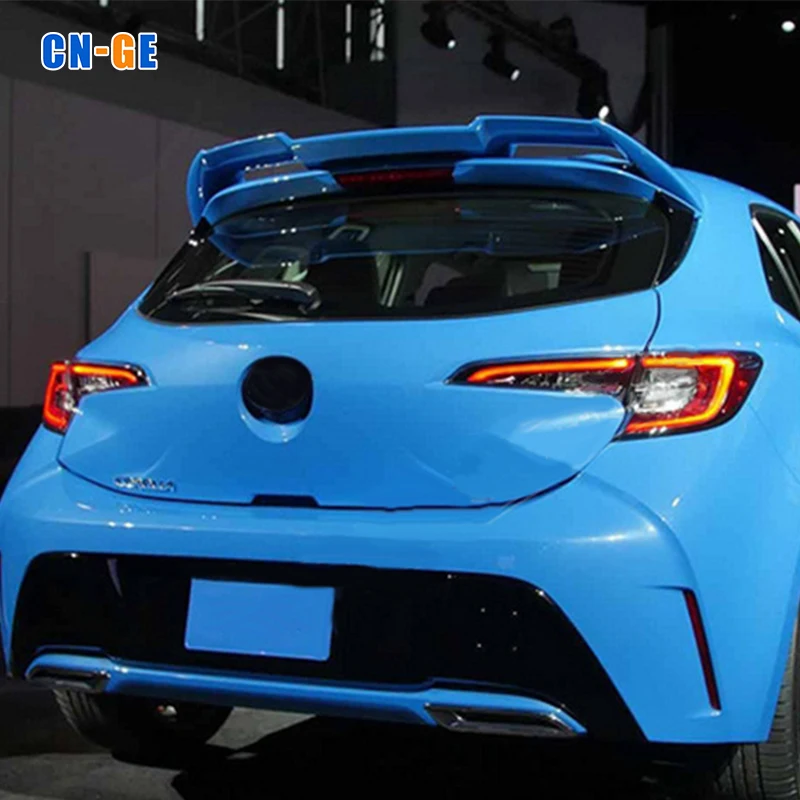 Задний спойлер из АБС-пластика для автомобиля Toyota Corolla Auris 5D хэтчбек 2018-2022 на крышу багажника аксессуары