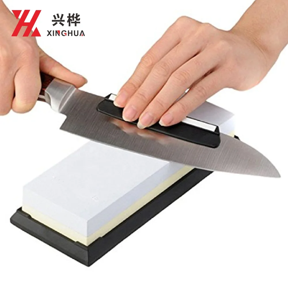 Xinghua Premium Whetstone Knife Sharpening Stone 2 Side Grit 1000/6000 Waterstone