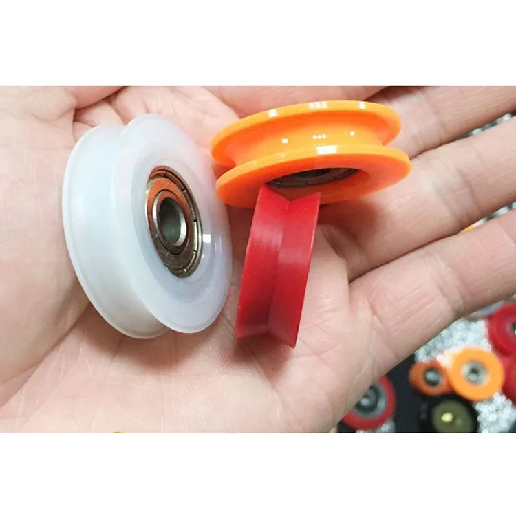 V groove Plastic Boat Wheels 6200zz 625zz Fitness boat Hardware bearing wheel