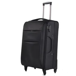 Factory Expandable Fabric Soft Shell Suitcase Traveling Luggage Koffer Set Oxford Soft Sided Carry On Trolley Luggage Set