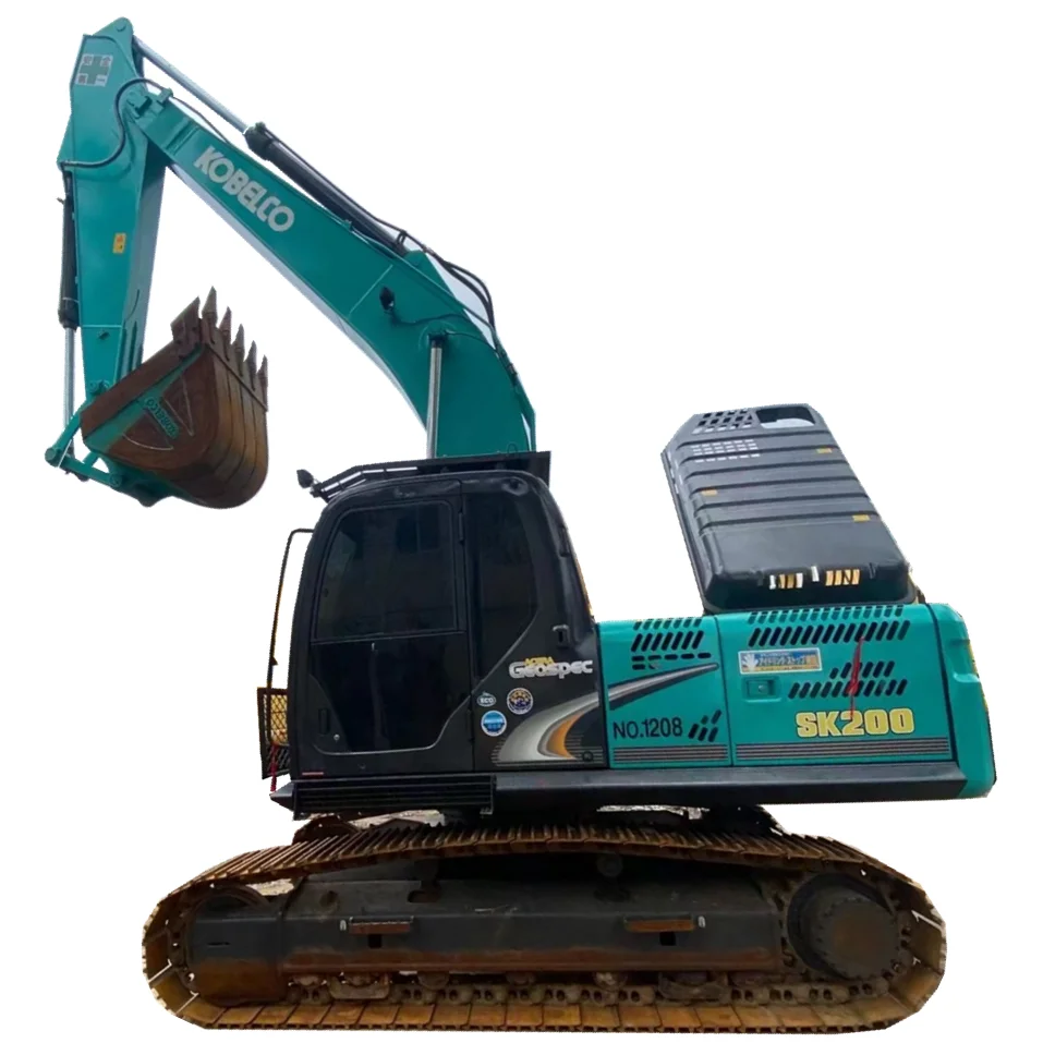Used Import Kobelco SK200-8 Excavator Running Condition and Good Performance