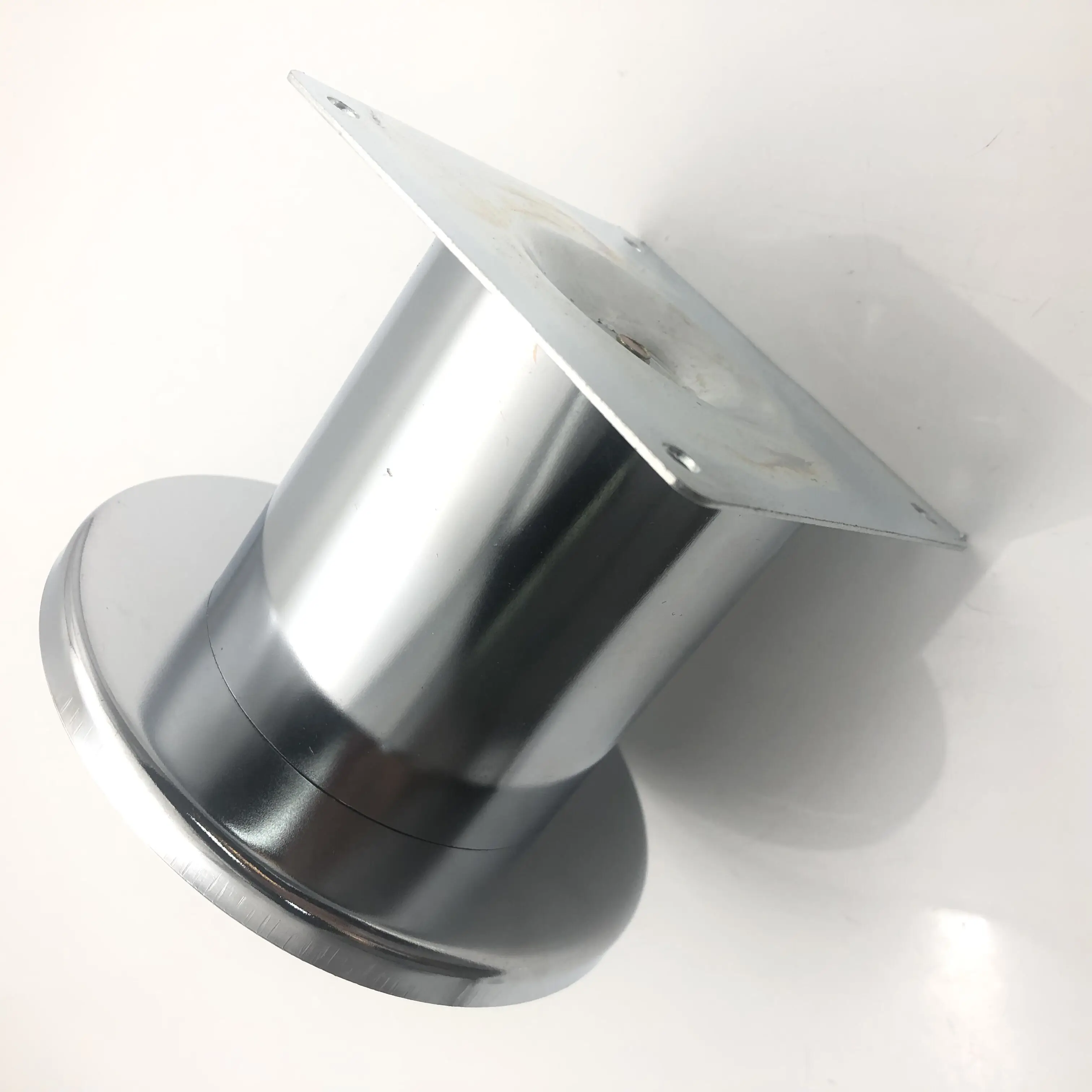 TK-021A Modern Type 75mm Straight Tube Furniture Hardware Metal Bed Legs Cabinet Feet Sofa Leg