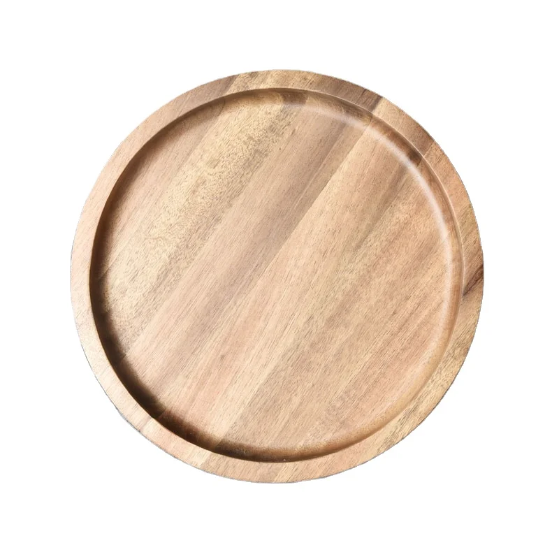 Bamboo wood  tray Japanese style tray simple personality set creative dish Nordic tea set rectangular plate