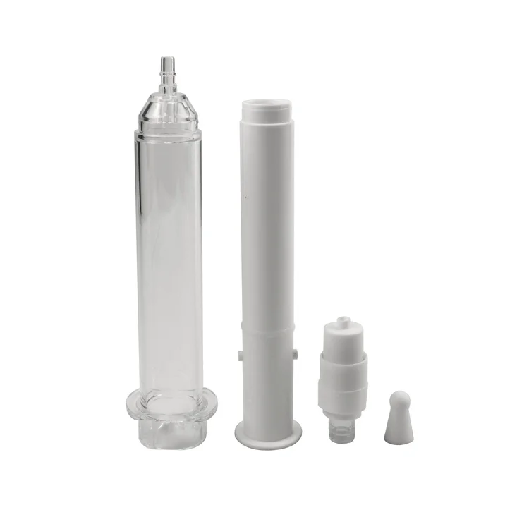 airless syringe 5 ml 10ml 20ml eye syringes cream syringes liquid bottle