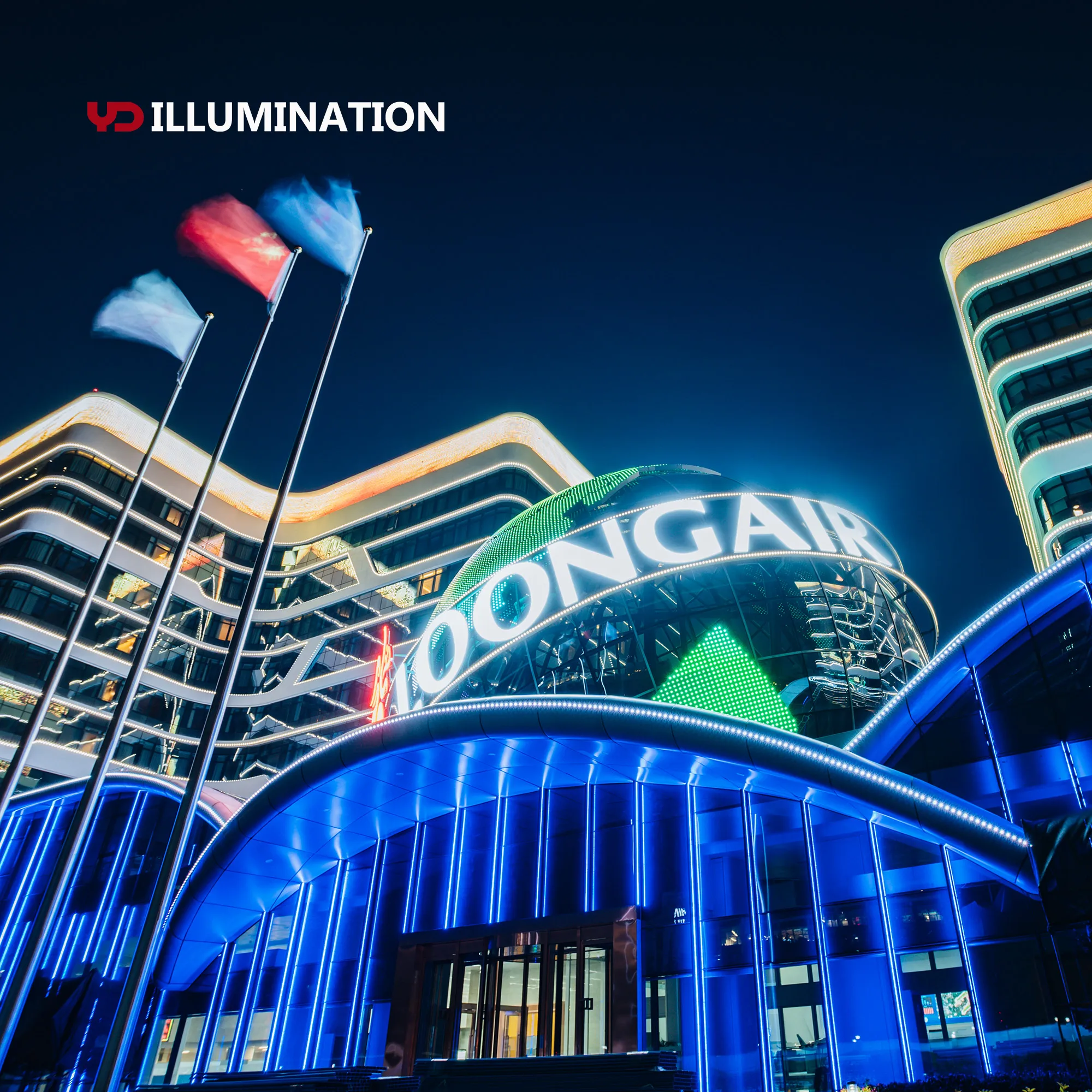 DC12V 24V Outdoor LED Neon Strip Night Lights Decoration for Architectural Outline