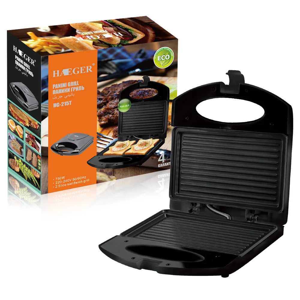 Factory Direct Sale Professional 750W Multifunction Sandwich Maker