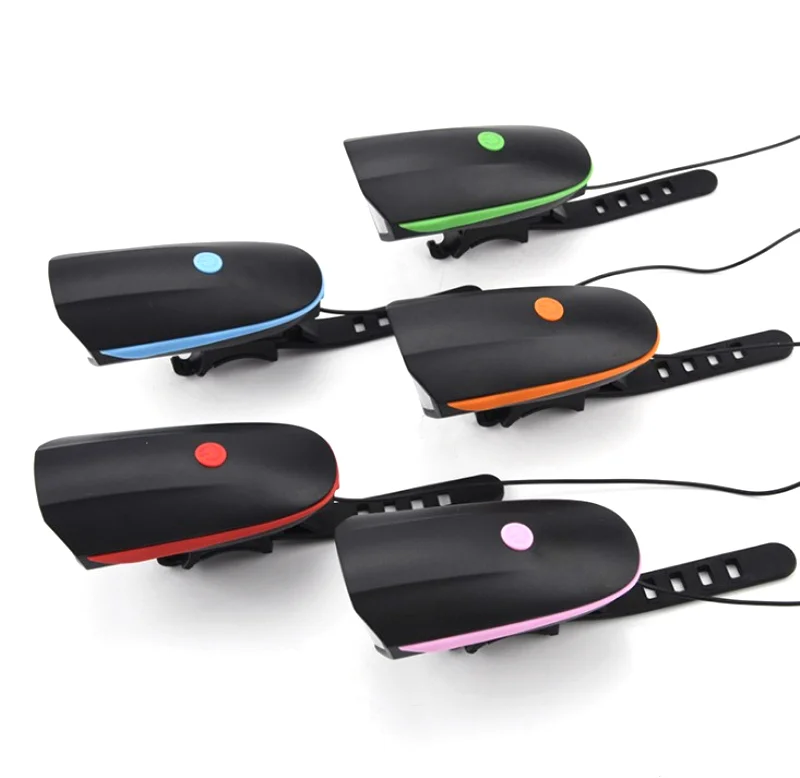 Bike Lights Set with Horn  USB Rechargeable Bicycle Headlight Waterproof  LED Safety Light  for Kids Adults Mountain Bikes