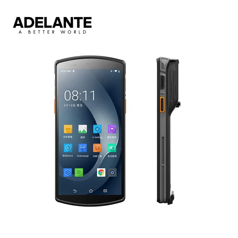 ADELANTE Manufacturer Wholesale RIRW03 860-960MHz UHF Long Range  Access Control RFID Handheld Reader and Writer