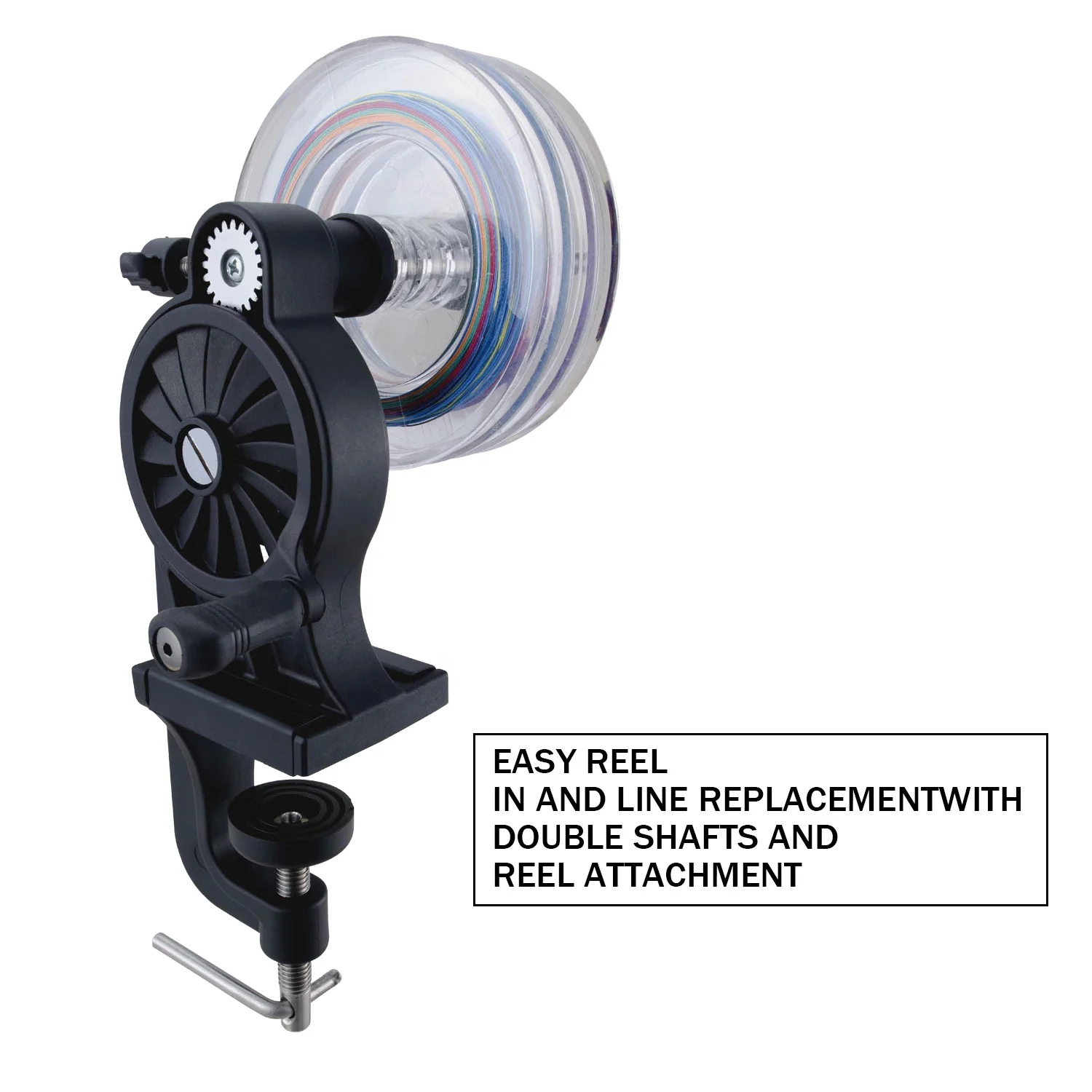 
stock is available, Fishing Line Spooler Spooling Station System Machine Reel Spooler Fishing Line Winder 