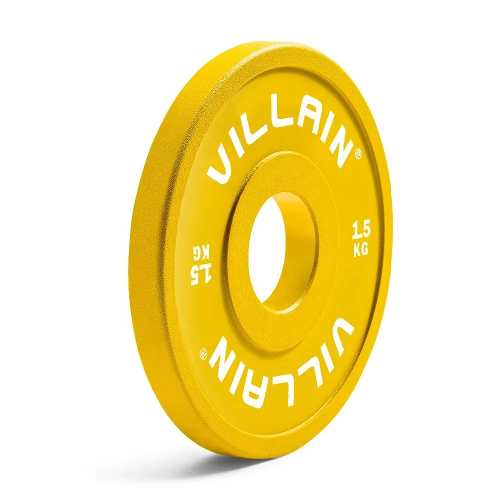 VILLAIN Fitness OEM Deluxe 2 Inch KG or LB Rubber Weight Plates Fractional Olym Change Bumper Plate Discs Adjustable Dumbbell