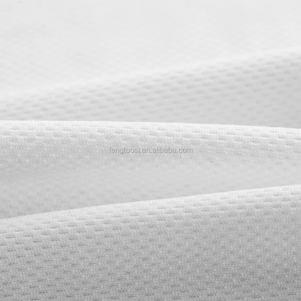Wicking 100 polyester bird eye mesh knit sports jersey Sportswear fabric for football jersey