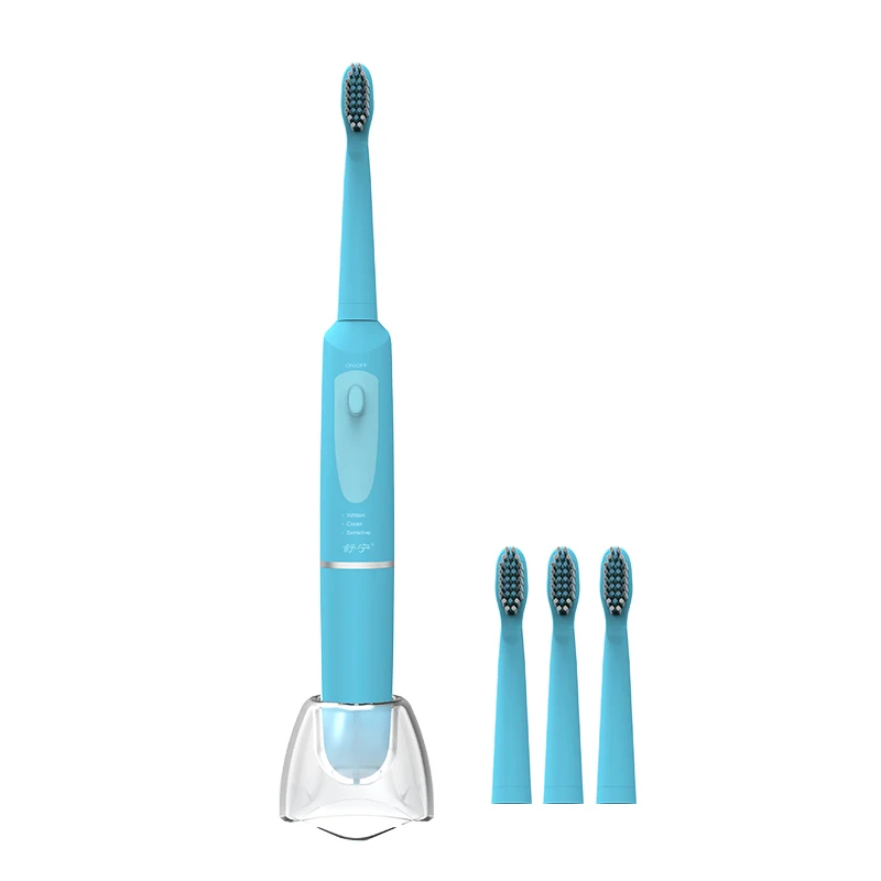 His And Hers Wireless Tooth Brush Battery Powered Sonic Electric Toothbrush