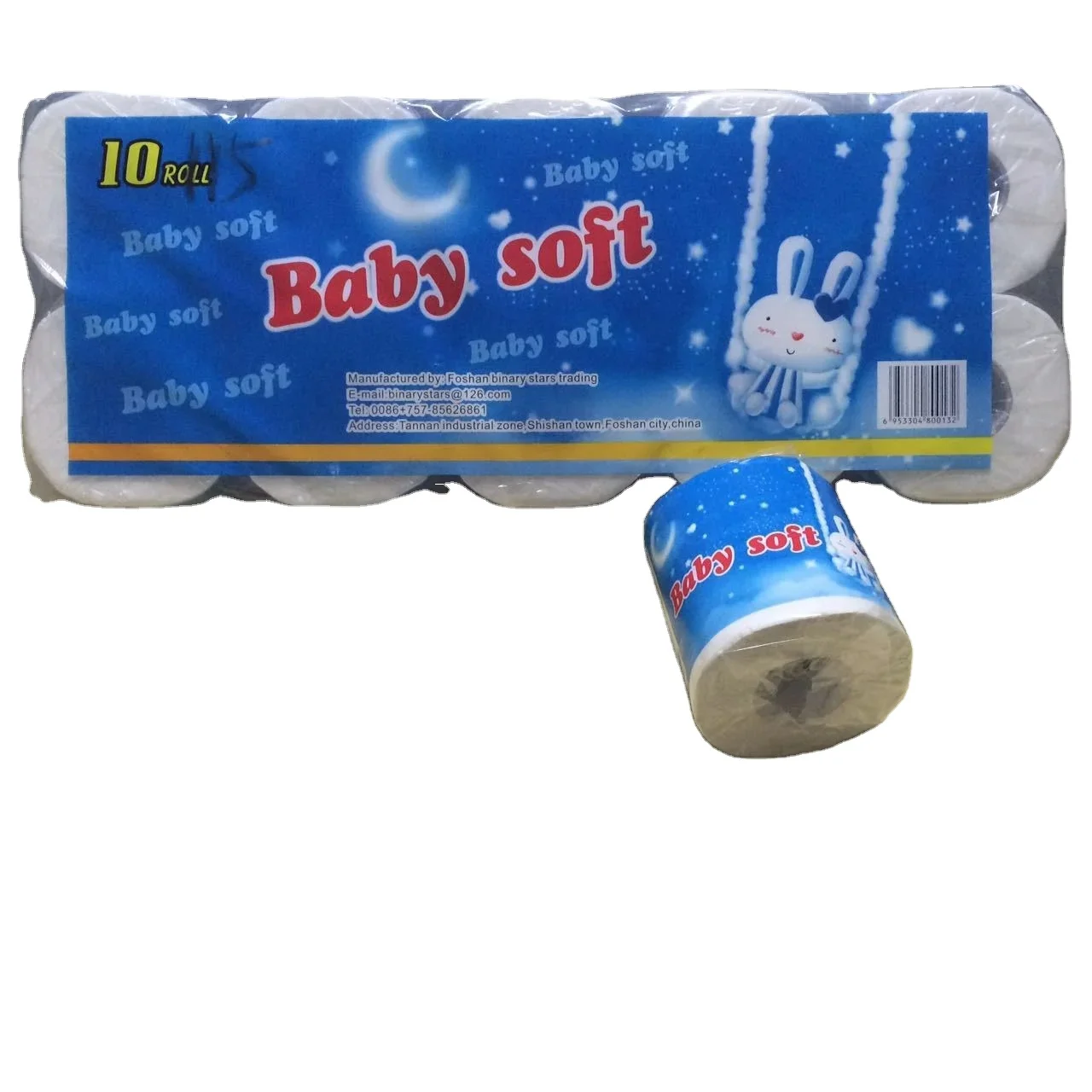 Manufacturer custom 2/3ply virgin wood pulp toliet paper printed wholesale toilet paper tissue hygiene paper