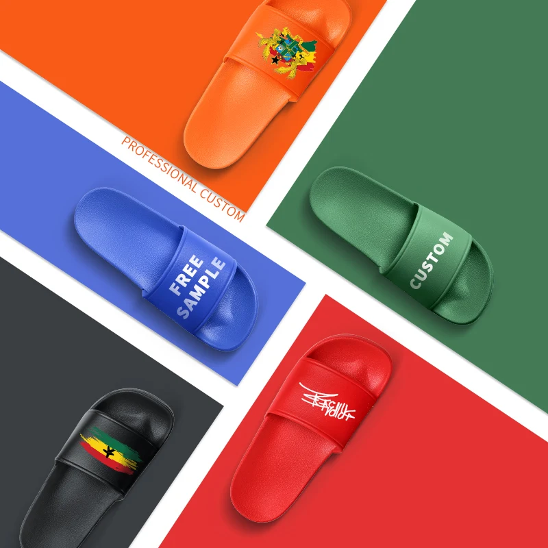 Rubber Outsole PVC Air Cushion Custom Men Oem Slides Slippers Mens Slides Size 12 Slippers Rubber Sandals