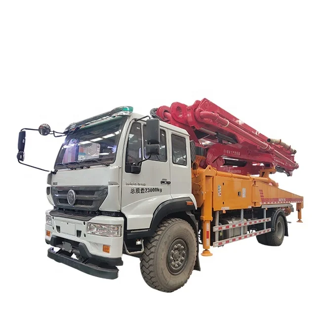 Concrete Placing Boom 28m/32m/38.8m Small Concrete Pump with boom for Sle Pictures