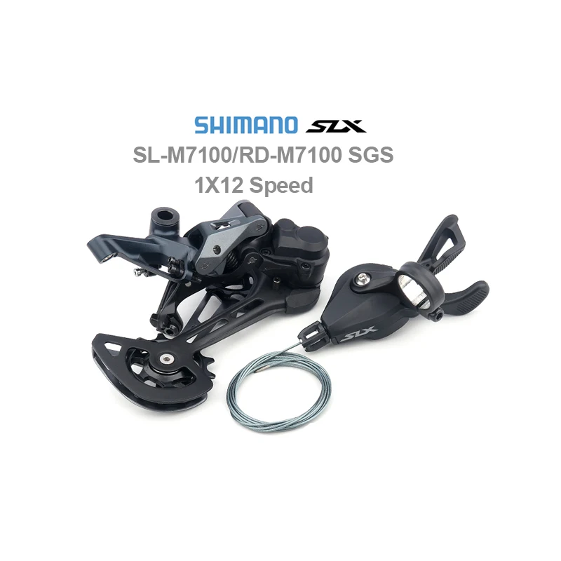 SHIMANO SMN SL-M7100-R SLX рычаг переключения передач справа 1x12 Скоростей заднего переключителя RD-M7100-SGS 12 В комплект передачи для горного велосипеда K7 MTB