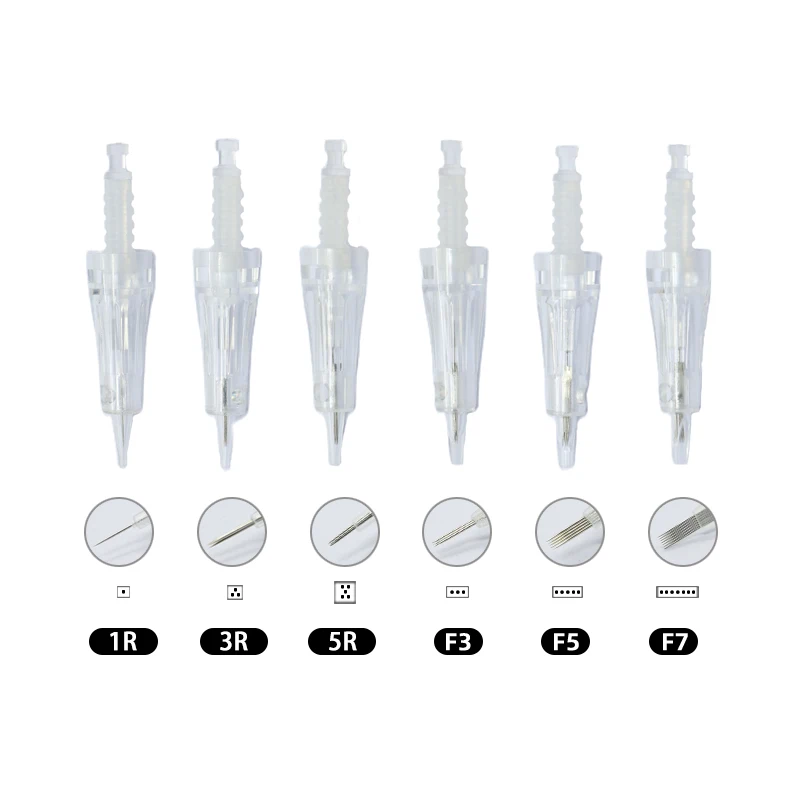 Disposable PMU Permanent Makeup Tattoo Needle safety membrane cartridge prevent Backflow Disposable 1P 1RL PMU needles