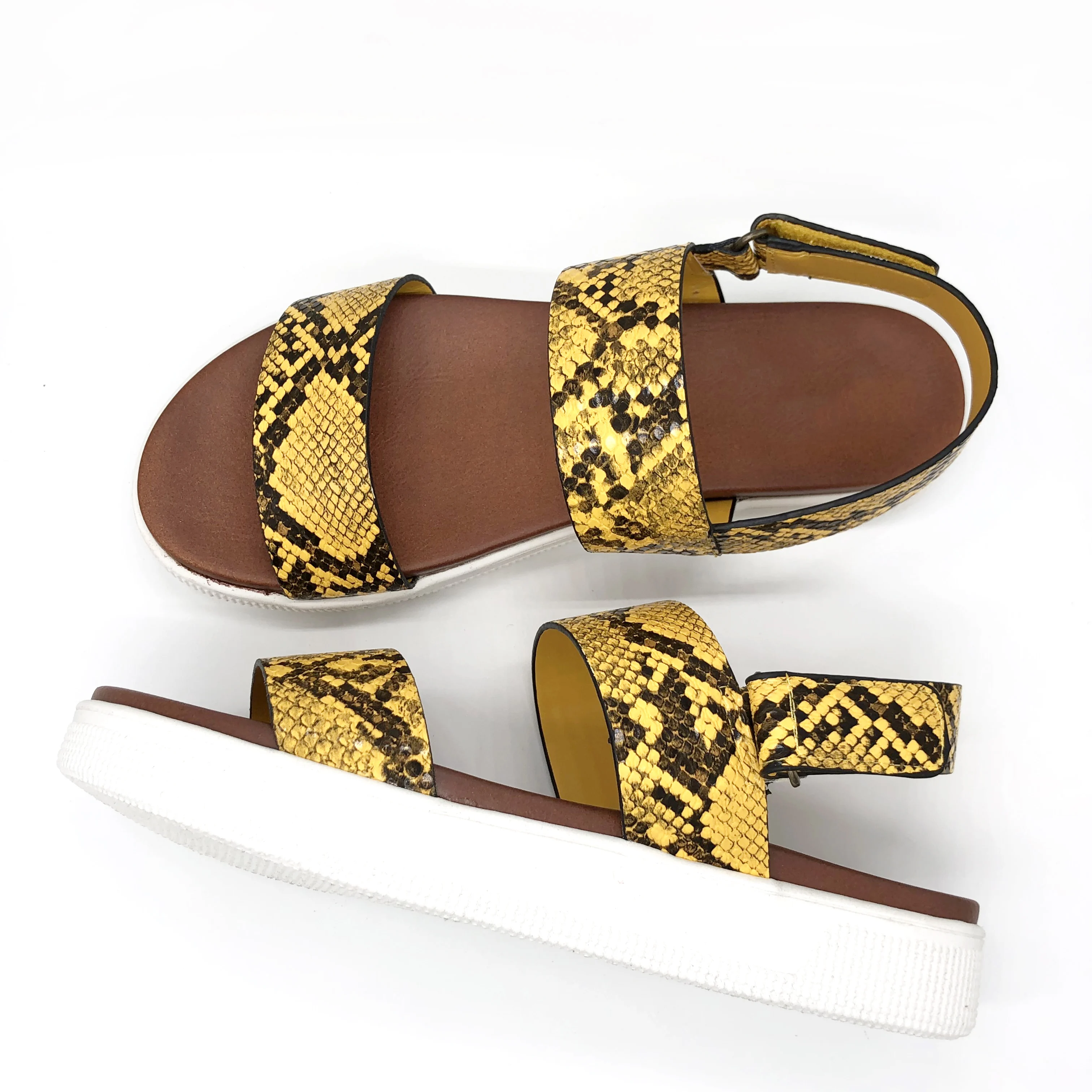 
Hot Sale Platform shoes High quality Snake Pattern Ladies Sandals High Heels Sandal Sexy Platform Sandals Women 