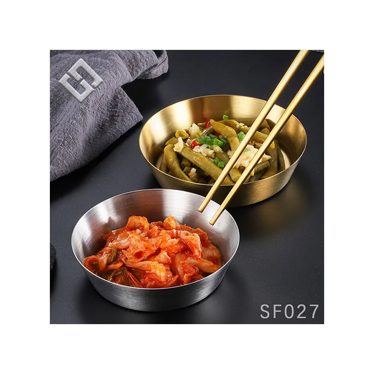 Wholesalers Dinnerwares Kitchen Restaurant Hotel 304 Stainless Steel Layer Dish Cookware Sets Sauce Barbecue Dish