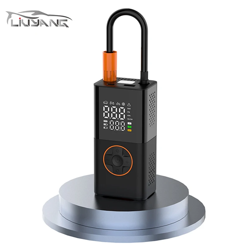 liuyang5641 electric portable cordless tire inflator dual-Screen digital air pump for car tire tyre inflators car air compressor