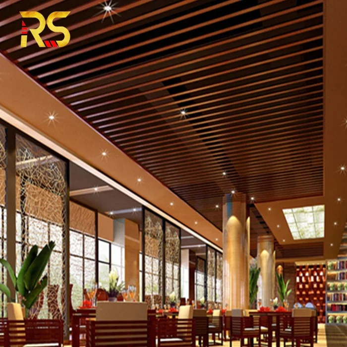 commercial shopping mall aluminium suspended stretch ceiling tile