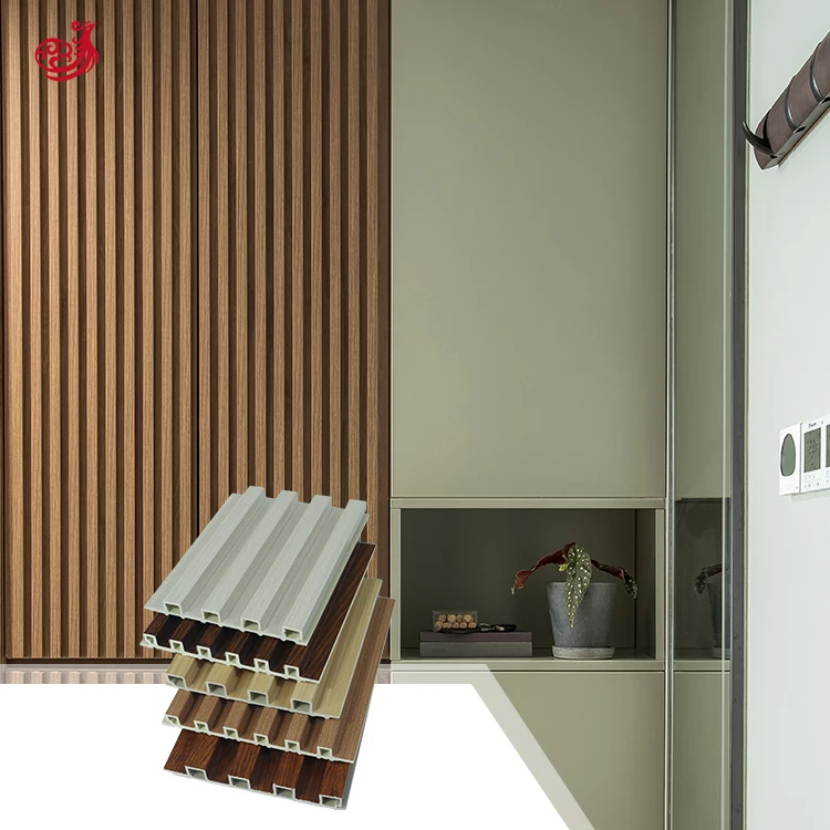 Wpc Wall Panel Mount White Oak Wood Slat Acoustic Panels Wall Wpc