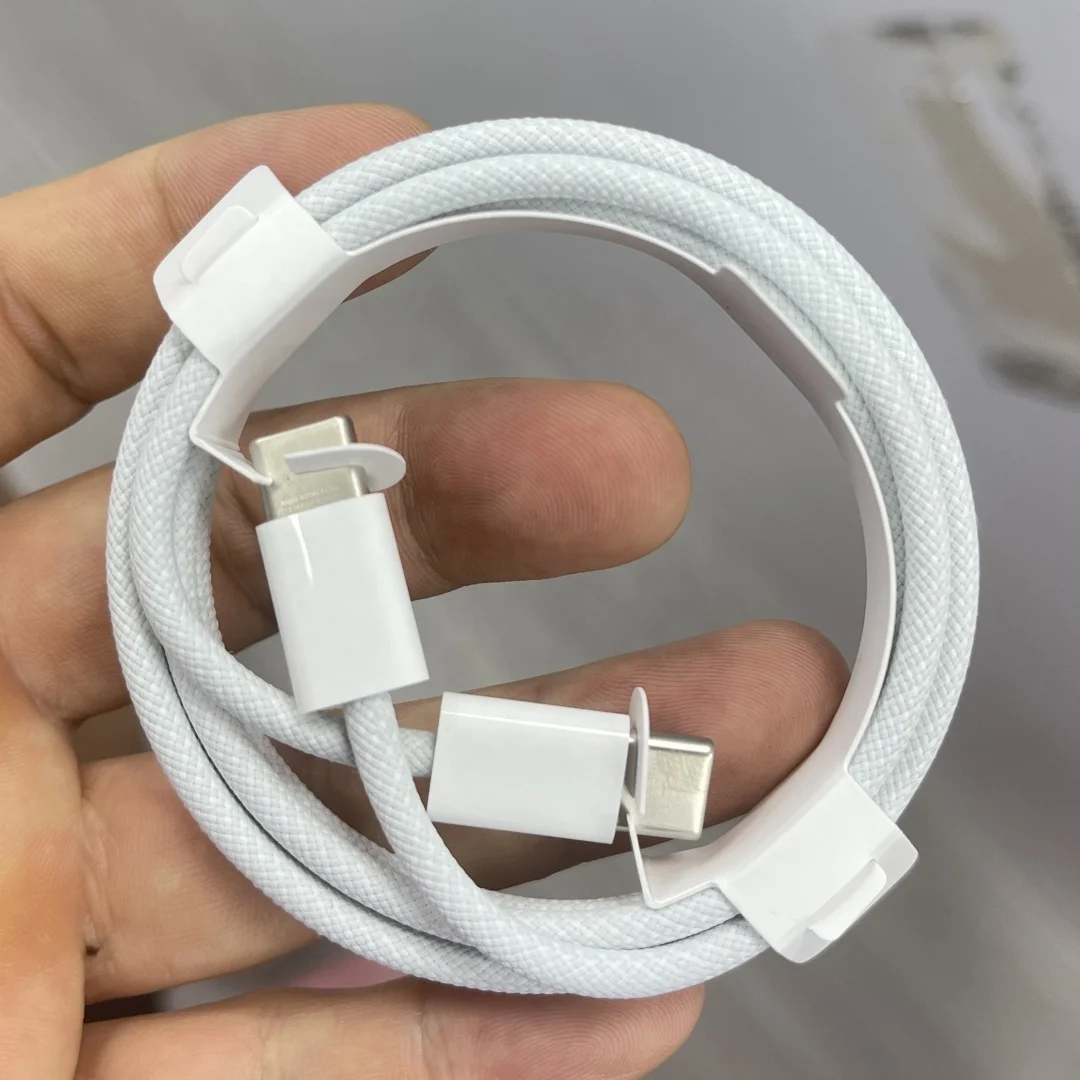 Braided 60W Dual Type C Male USB C to USB C Quik Charge Cable PD3.0 Fast Charging Data Sync PD Cable For iphone 15