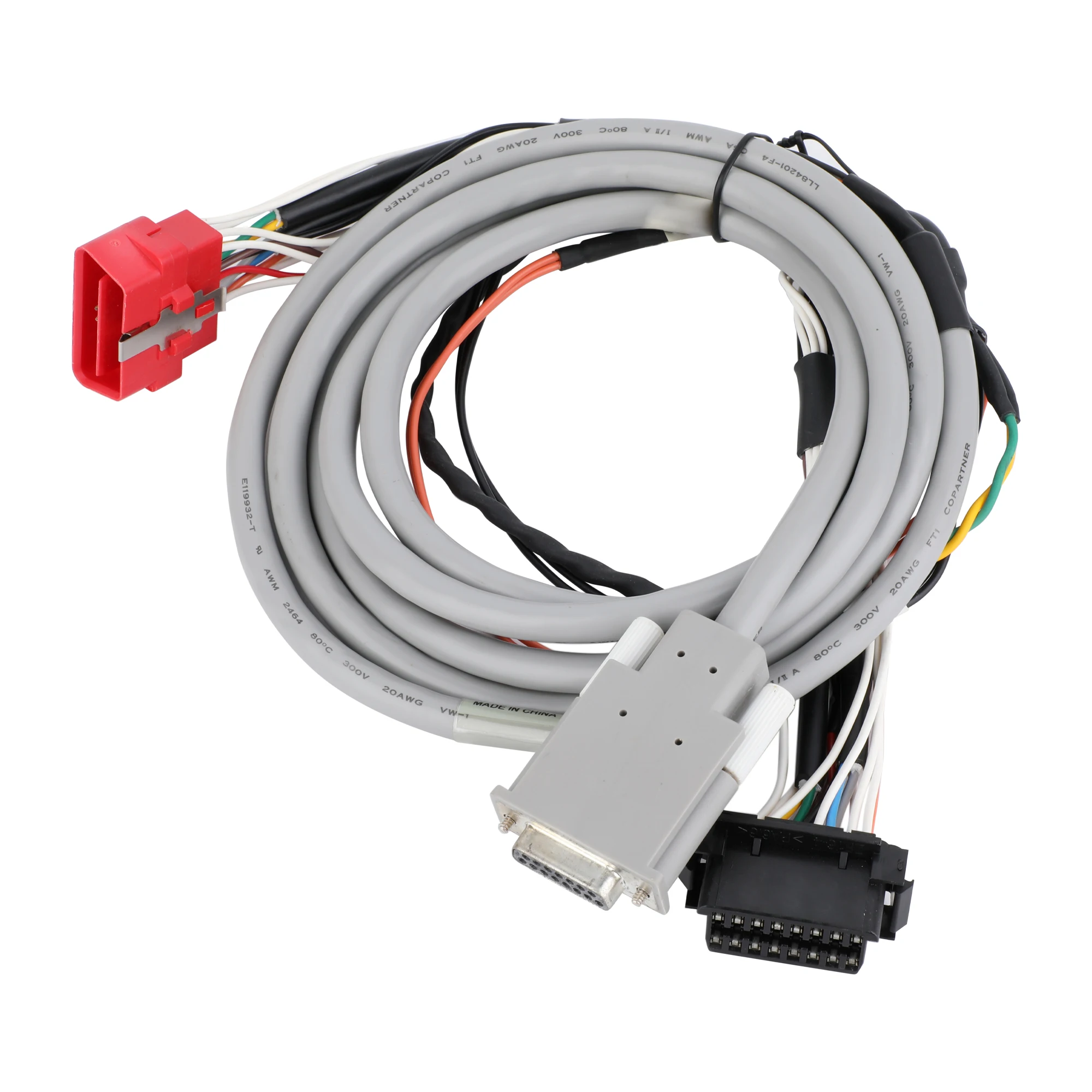 High Quality D-sub cable DB15pin OBD2 OBDII  male female connector plug  2926470 cable