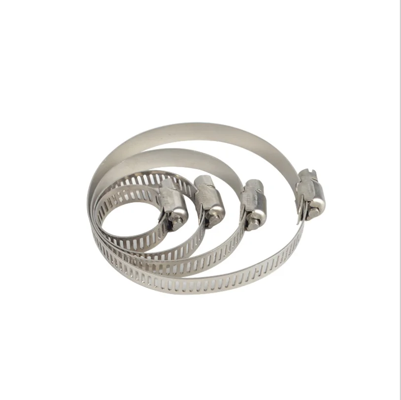 OEM Full size adjustable heavy duty quick release stainless steel small thumb screw hose clamps for pipe