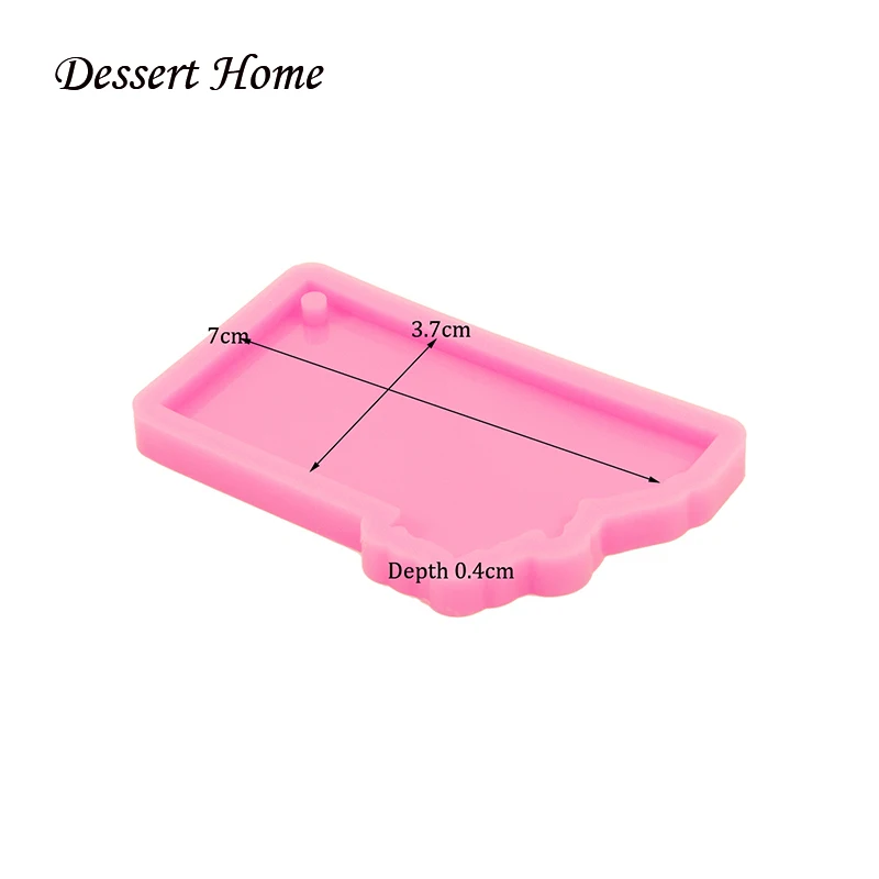 DY1435 Shiny Honduran/Bahrain/United Kingdom/Portugal/Montana/Palestine Map Map Silicone Resin Mold Crafts Epoxy Art