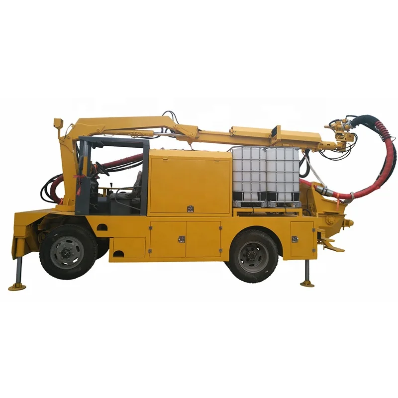 High Efficient Wet Shotcrete Gunite Machine Hose 90Wet Shotcrete Machine Concrete Spraying Machine