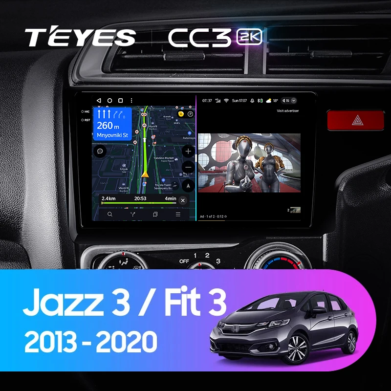TEYES CC3L CC3 2K For Honda Jazz 3 2015 - 2020 Fit GP GK 2013 Right hand driver Car Radio Multimedia Video Player