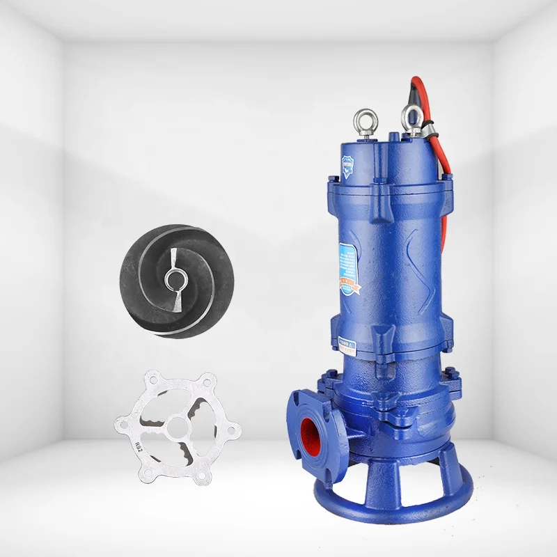 2020 new submersible grinder heavy duty water pump for septic tank with centrifugal impeller