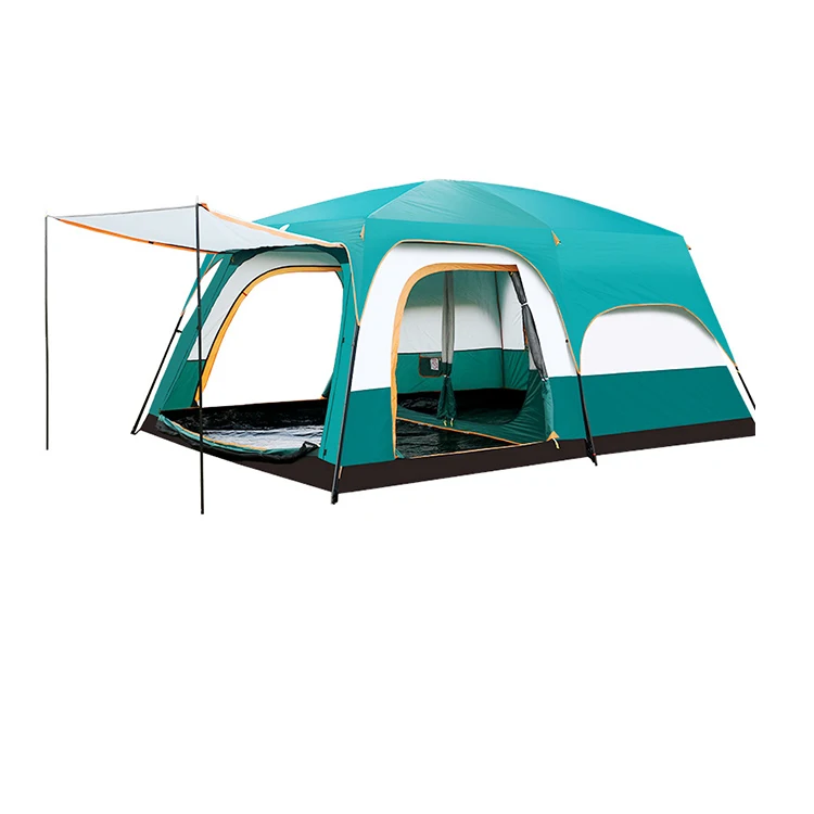 
Outdoor Travel Hiking Camping 5-8 Person Waterproof Glamping Luxury Tent Living Resort Tent 
