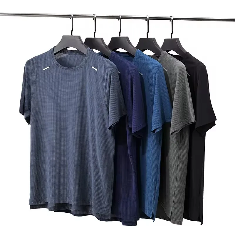 Running fitness soccer tshirts custom logo workout wear mens quick dry cotton cycling jersey t shirts training athletic wear men