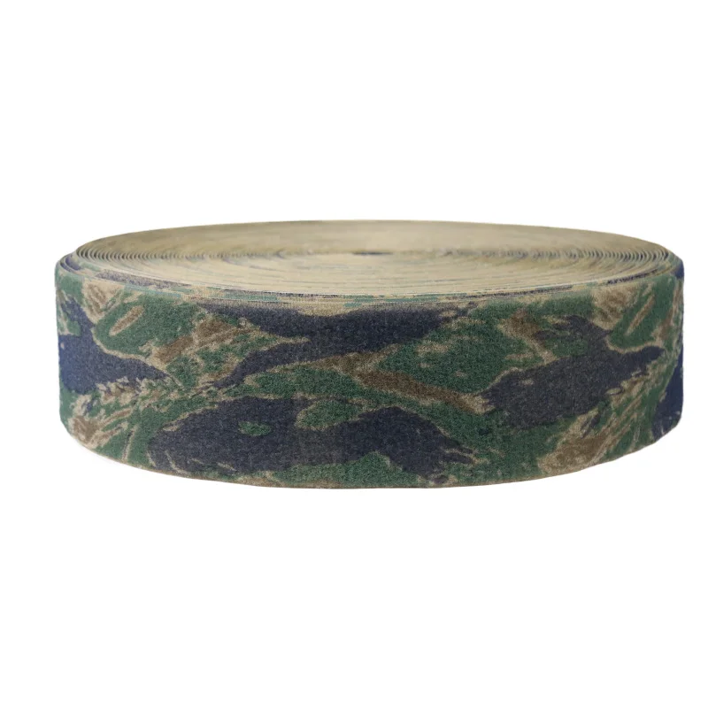 Hot sale Customized 100% Nylon Camouflage Hook And Loop roll