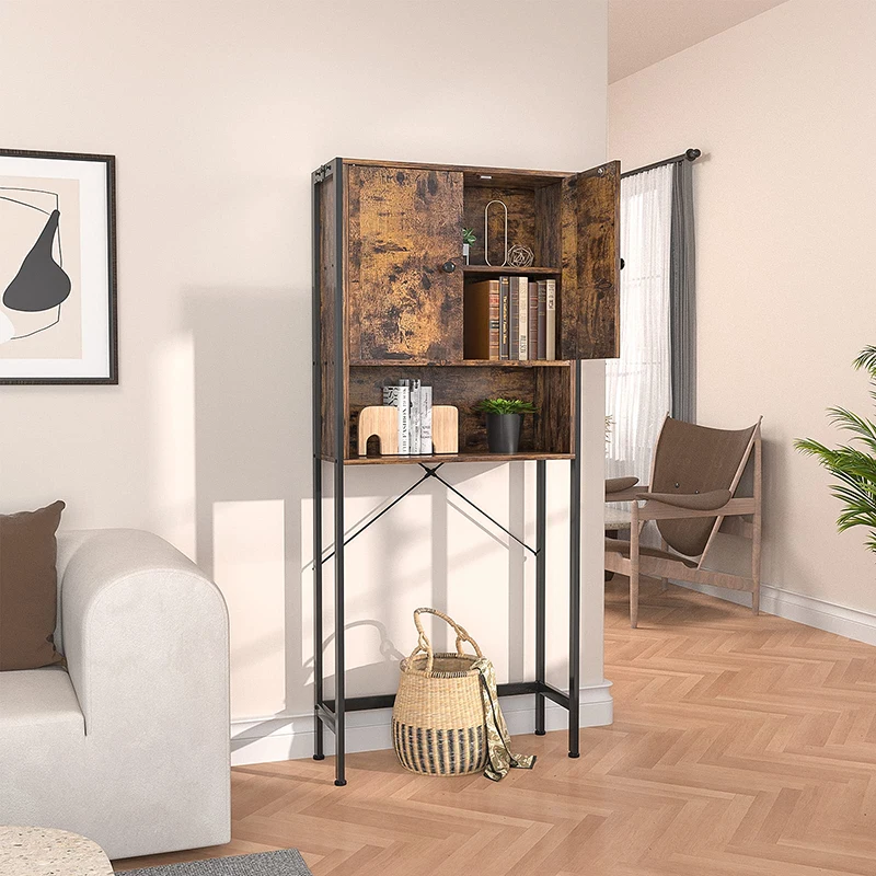 Деревянная полка для унитаза на заказ стиральной машины шкаф хранения экономия места ванной комнаты