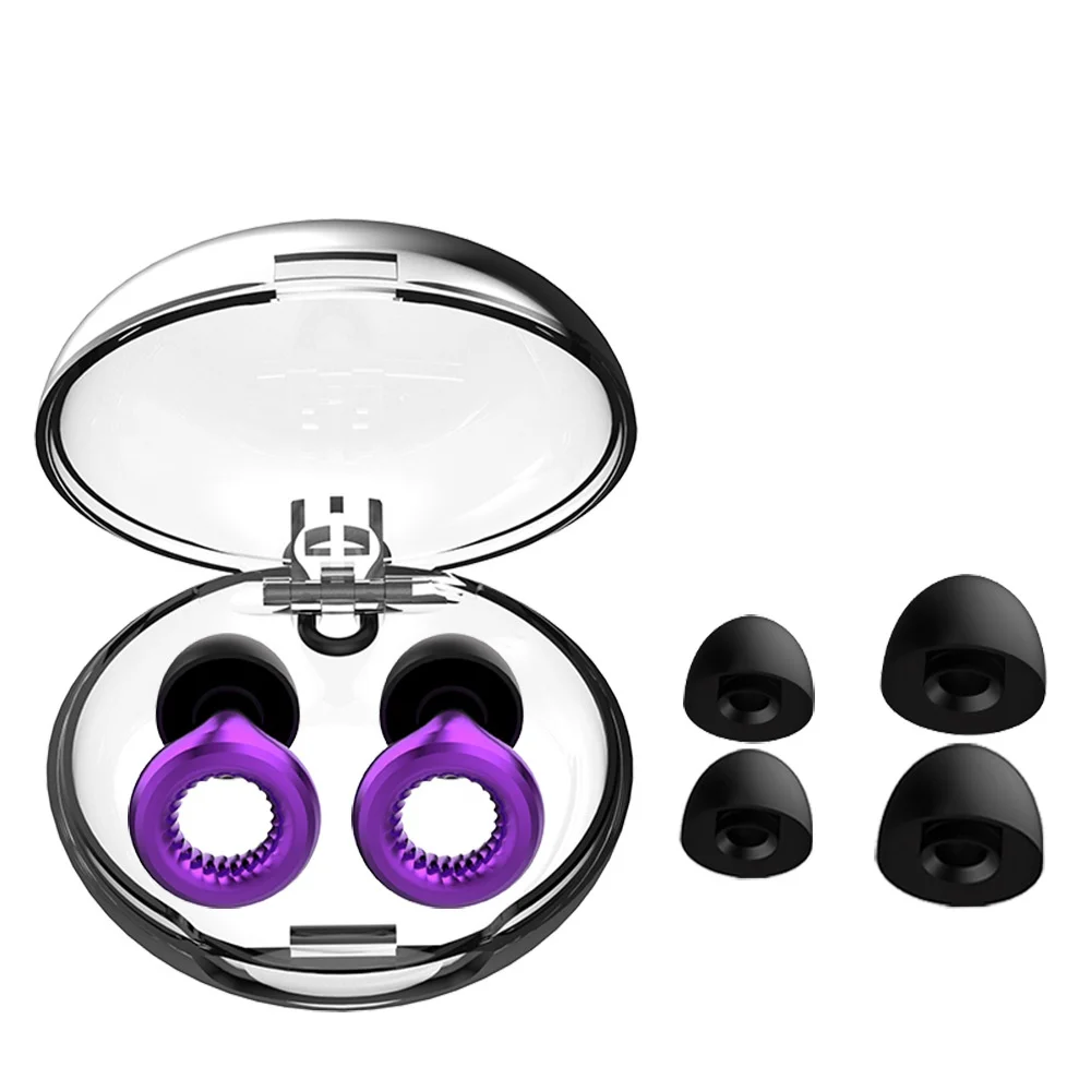 EASETRIP 2024 Best Selling New Style Colorful Ear Plug Sleeping Noise Cancelling Ear Gauge Plug With Case