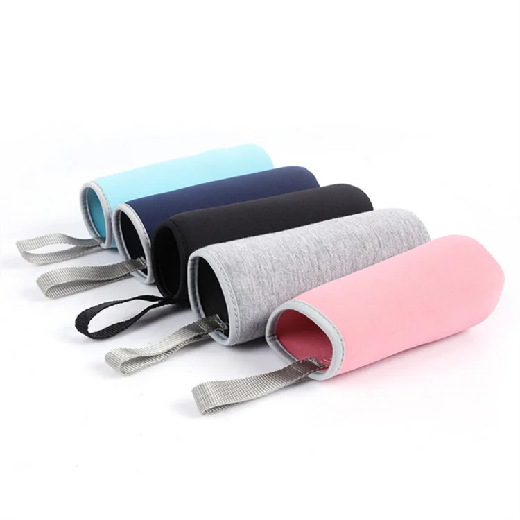 Customized logo high-quality coffee cup cover multiple color patterns diving material milk tea cup cover wholesale