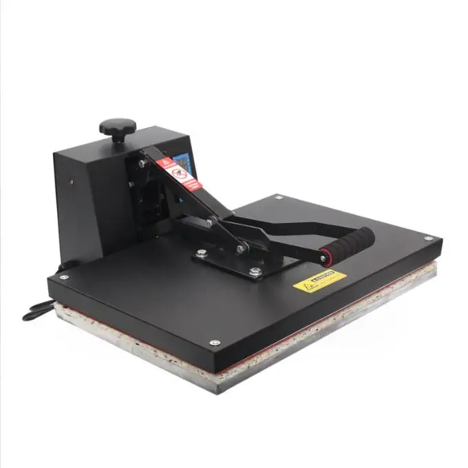 Semi-Automatic T-Shirt Heat Transfer Machine 40*60 Flatbed Ironing Press Manual Equipment with Digital Flat Iron