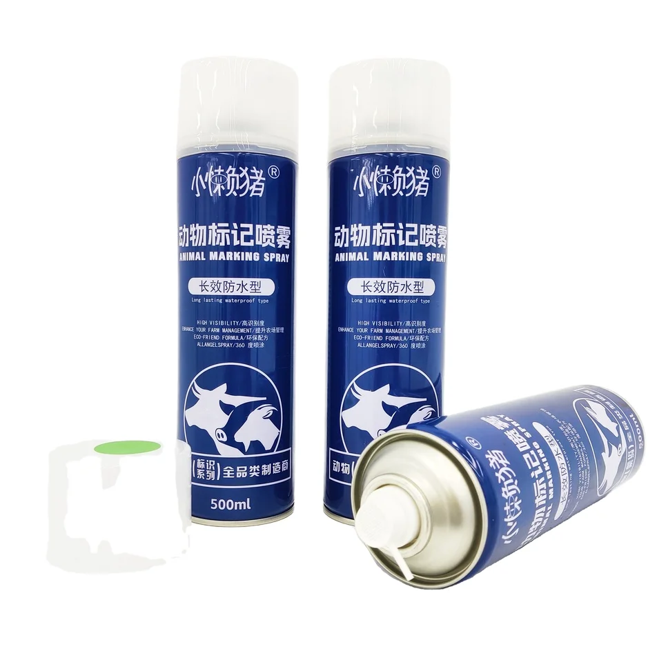Wholesale Aerosol 500ml Animal Marking Paint Livestock Animal Marker Spraying Paint