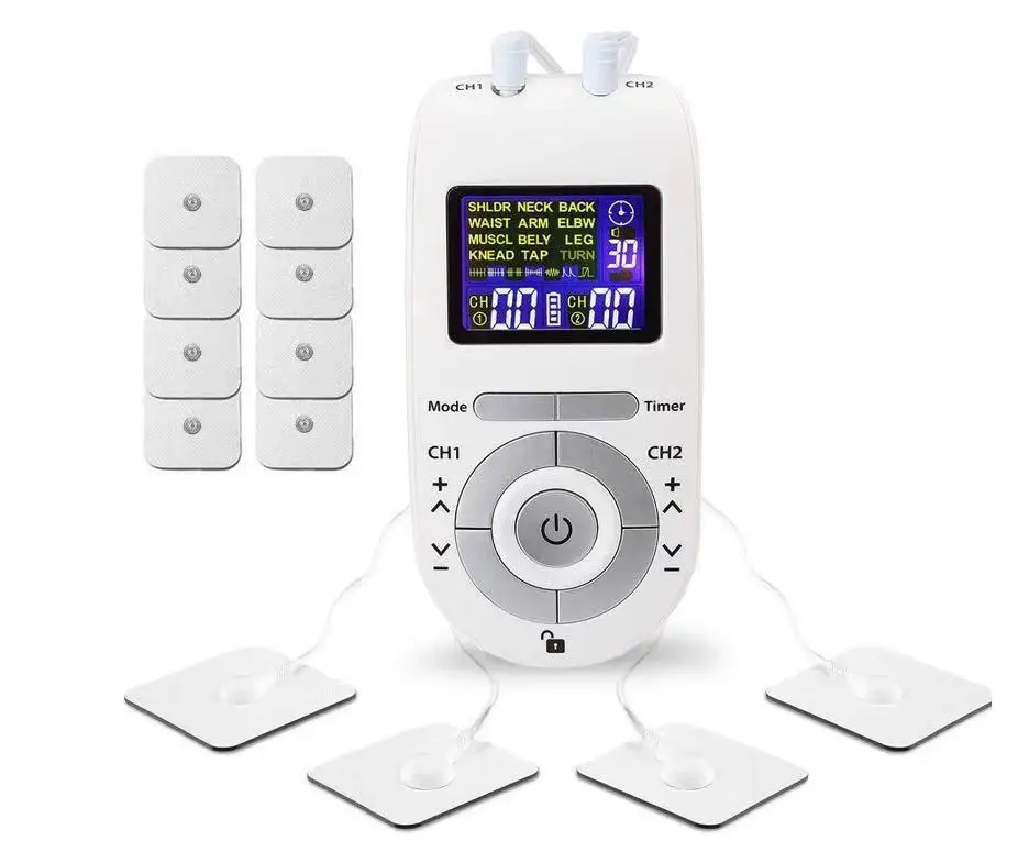 High Quality 12 Mmodes electronic pulse massager physical therapy equipments Relieve Pain Relaxing