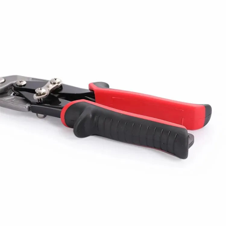 10 Inch Aviation Tin Snips, Straight Cut, Heavy Duty Metal Cutter for Cutting Sheet Metal, Chrome Vanadium Steel