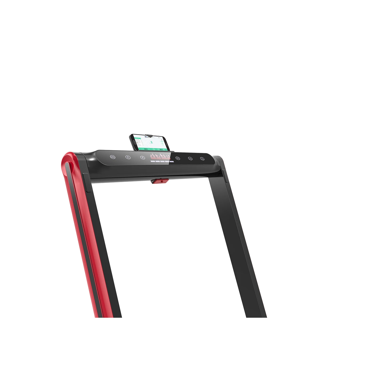 2 in 1 Compact Foldable Treadmill for Home with Wireless Speaker LED Display and Remote Control Walking Jogging Running Machine