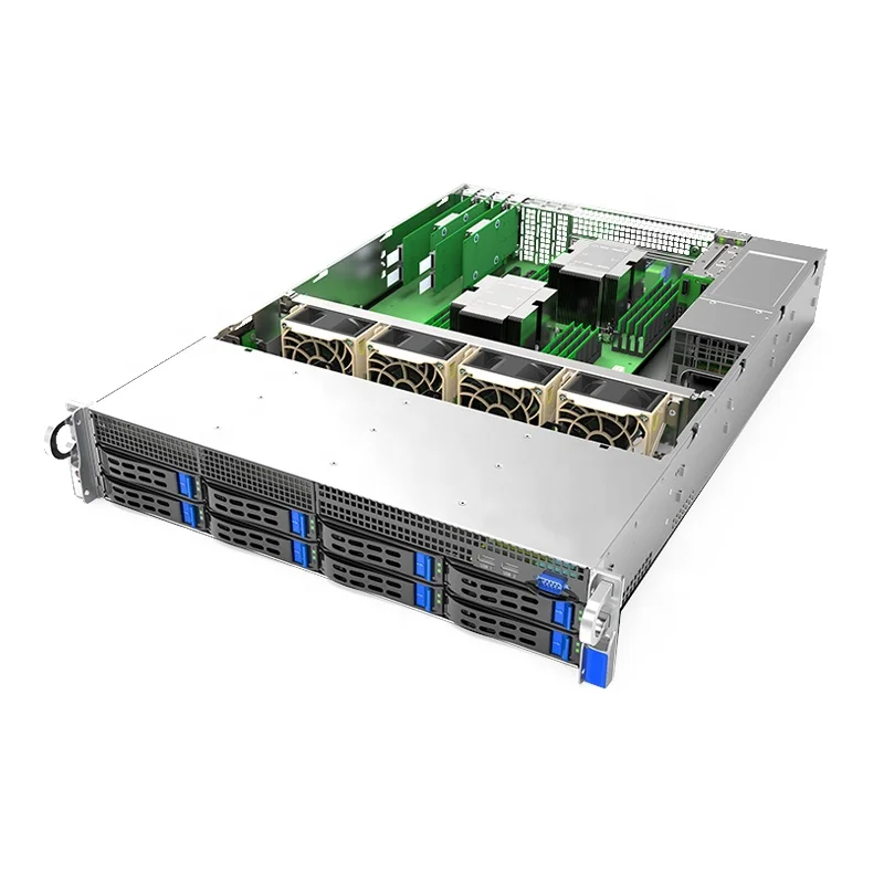 
 Серверная стойка DUGOO KS2308 2u barebone с поддержкой 2 * intel масштабируемый процессор 16 * DDR4 слоты 8 * sas/sata Горячие разъемы  