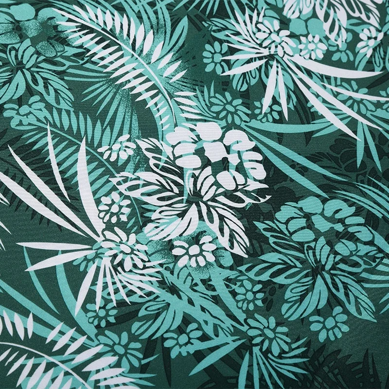 Quick-drying waterproof printing polyester microfiber peach skin fabric for beach pants