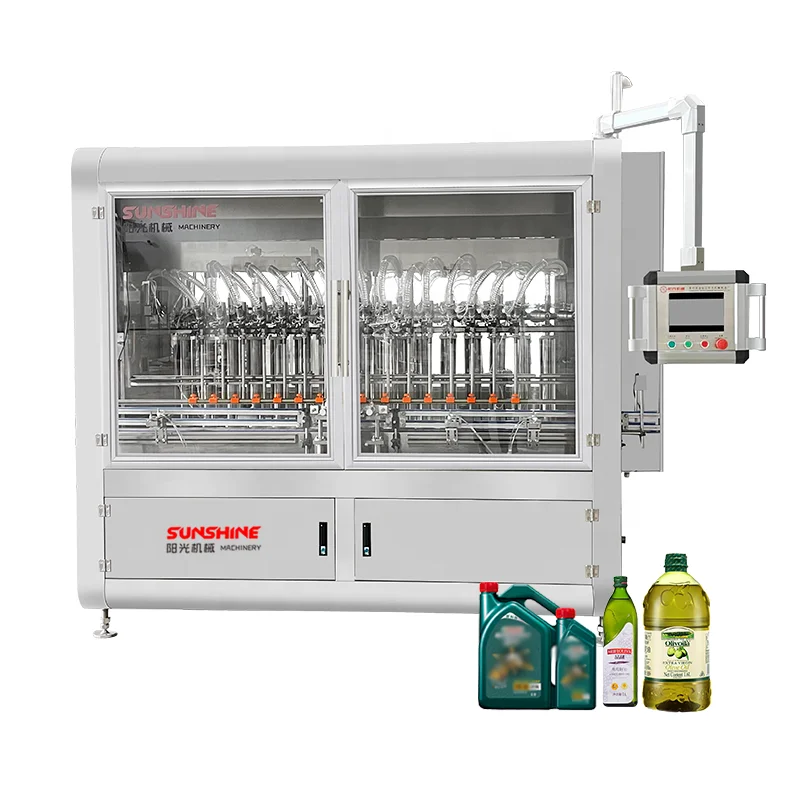 2000ML 4000ML 5000ML Automatic multiple specifications piston cooking oil filling machine